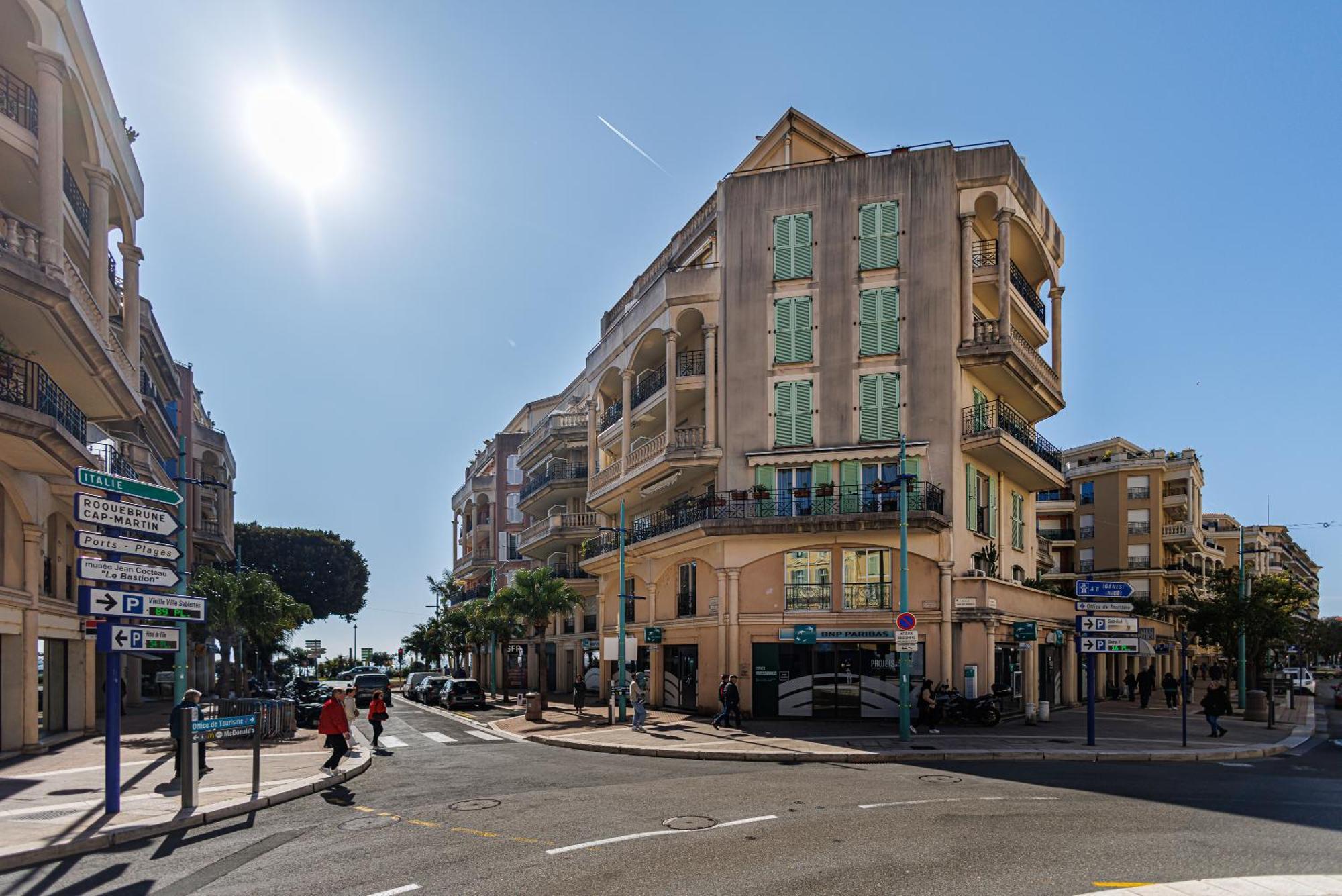 Le Victoria, Elegant T2 Au Bord Des Plages, Piscine, Sauna Menton Ngoại thất bức ảnh